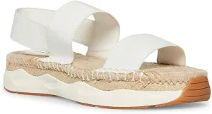 Cool Planet by Steve Madden Womens Sirrius Espadrilles White 9 Medium (B,M)