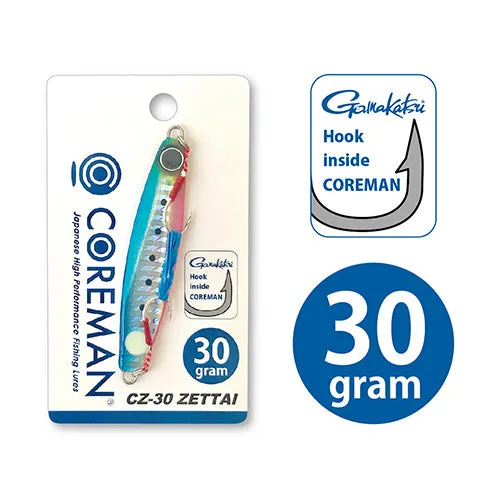 COREMAN Metal Jig CZ-30 with Hook 30g