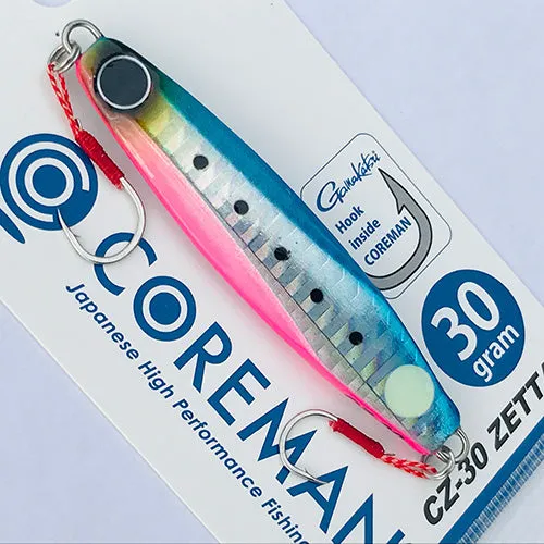 COREMAN Metal Jig CZ-30 with Hook 30g
