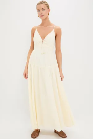 Cream Chantelle Maxi Dress