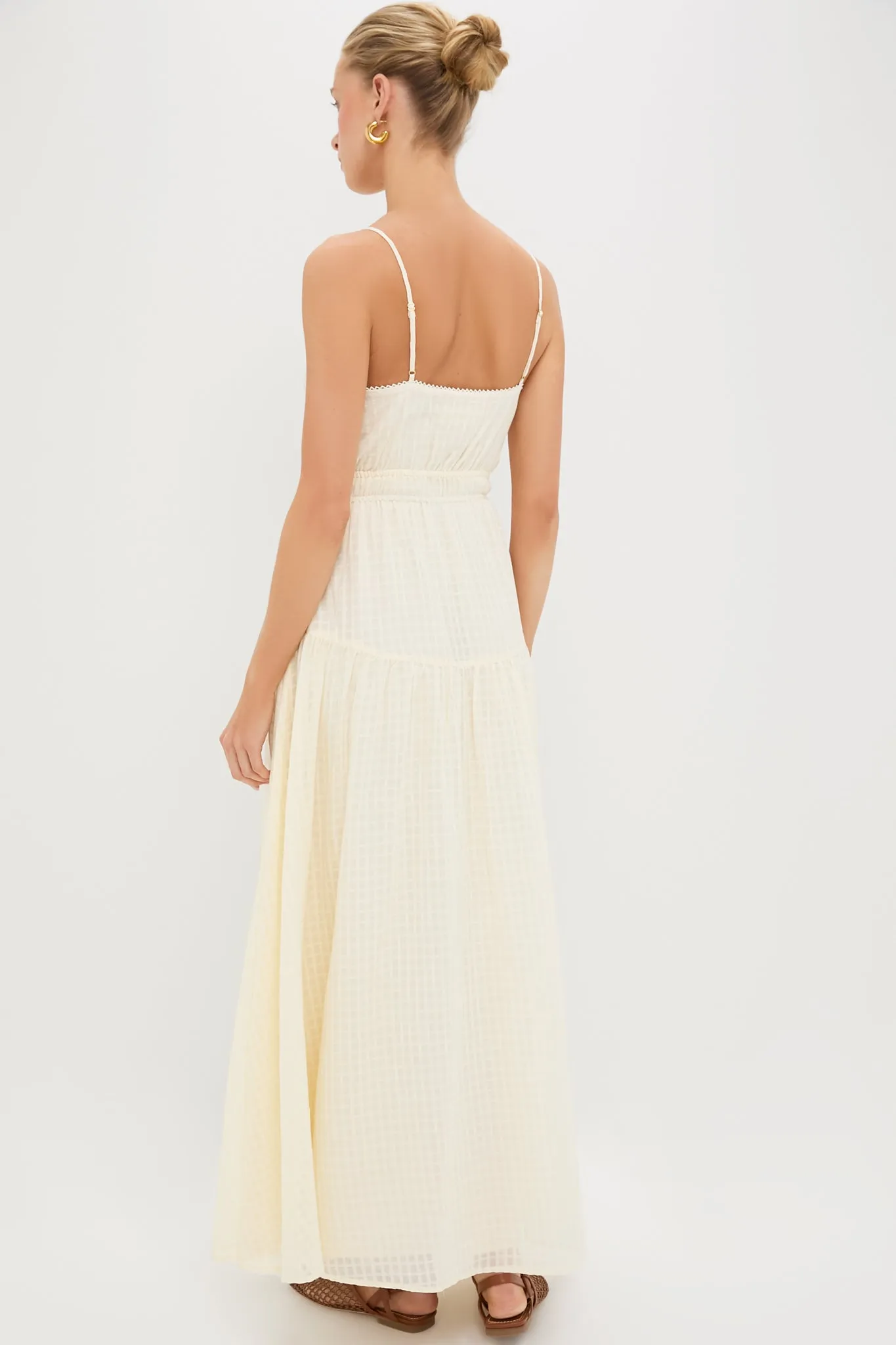 Cream Chantelle Maxi Dress