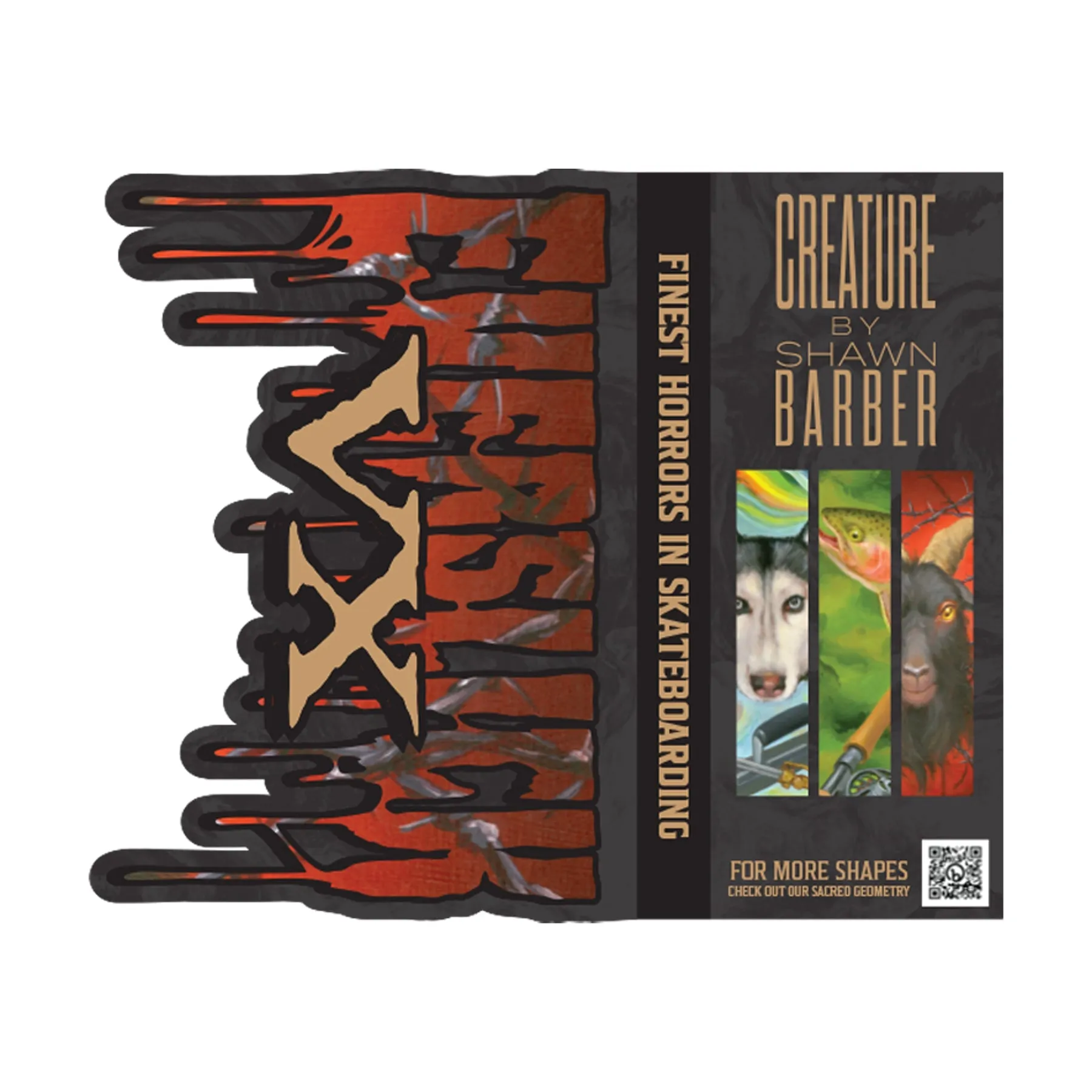 CREATURE GRAVETTE MEMENTO VX 8" SKATEBOARD DECK
