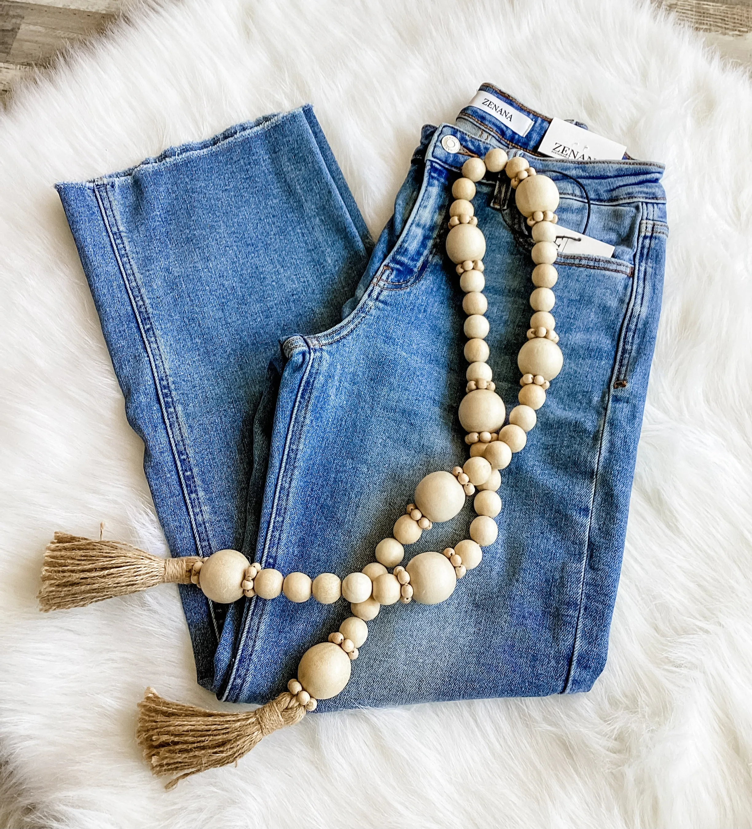 Daisy High Rise Straight Jean
