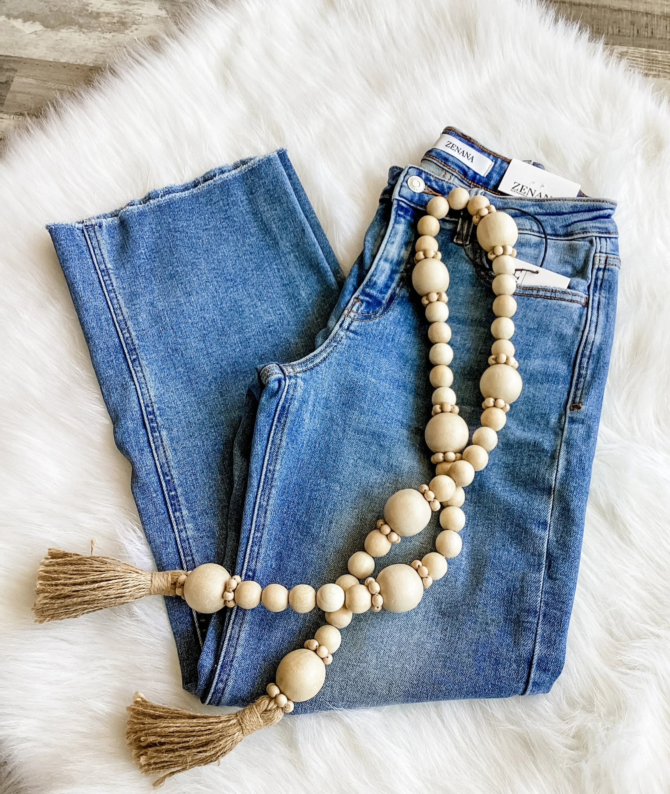 Daisy High Rise Straight Jean