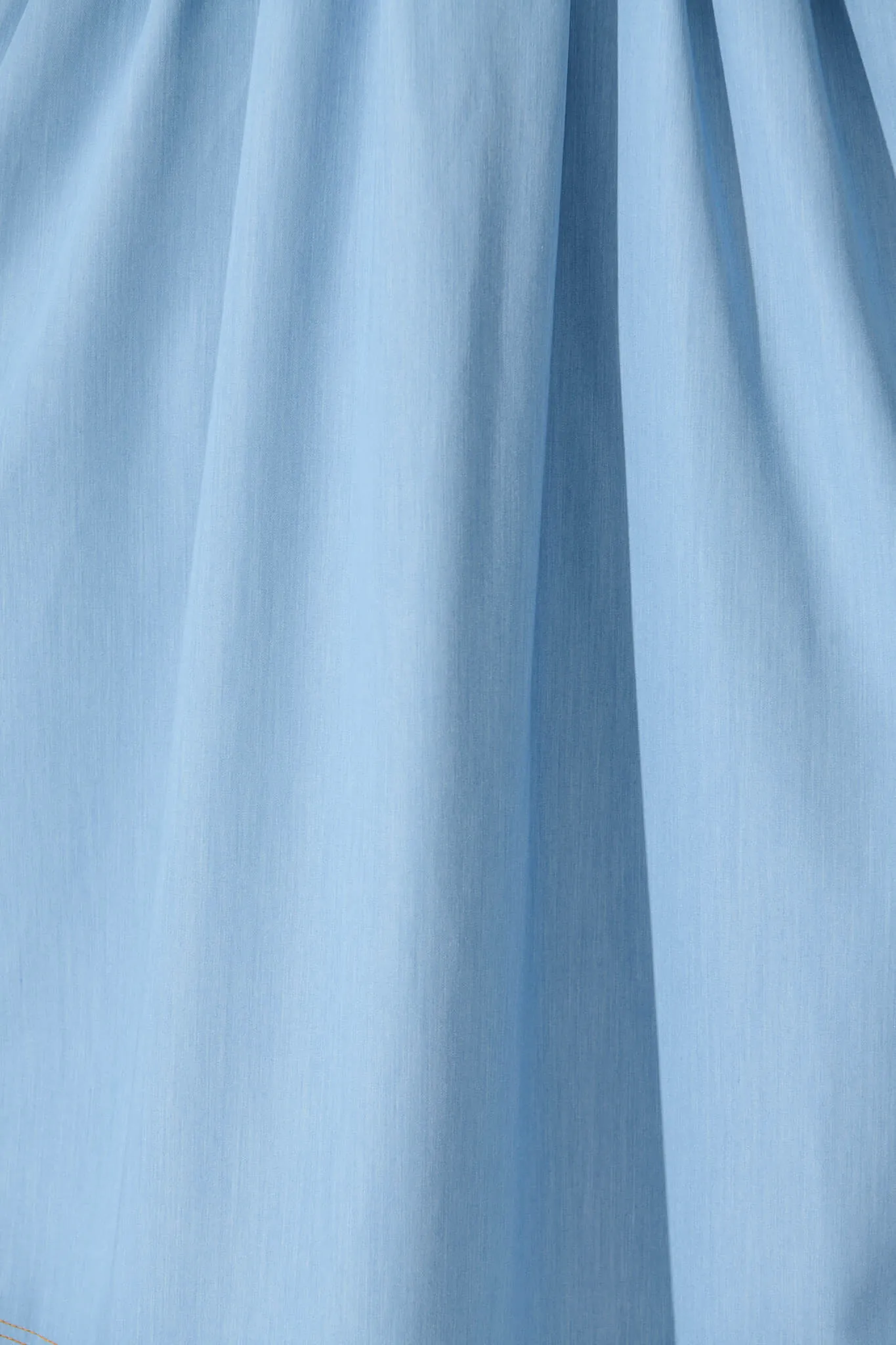 Denim Blue Midi Dress: Hazelina