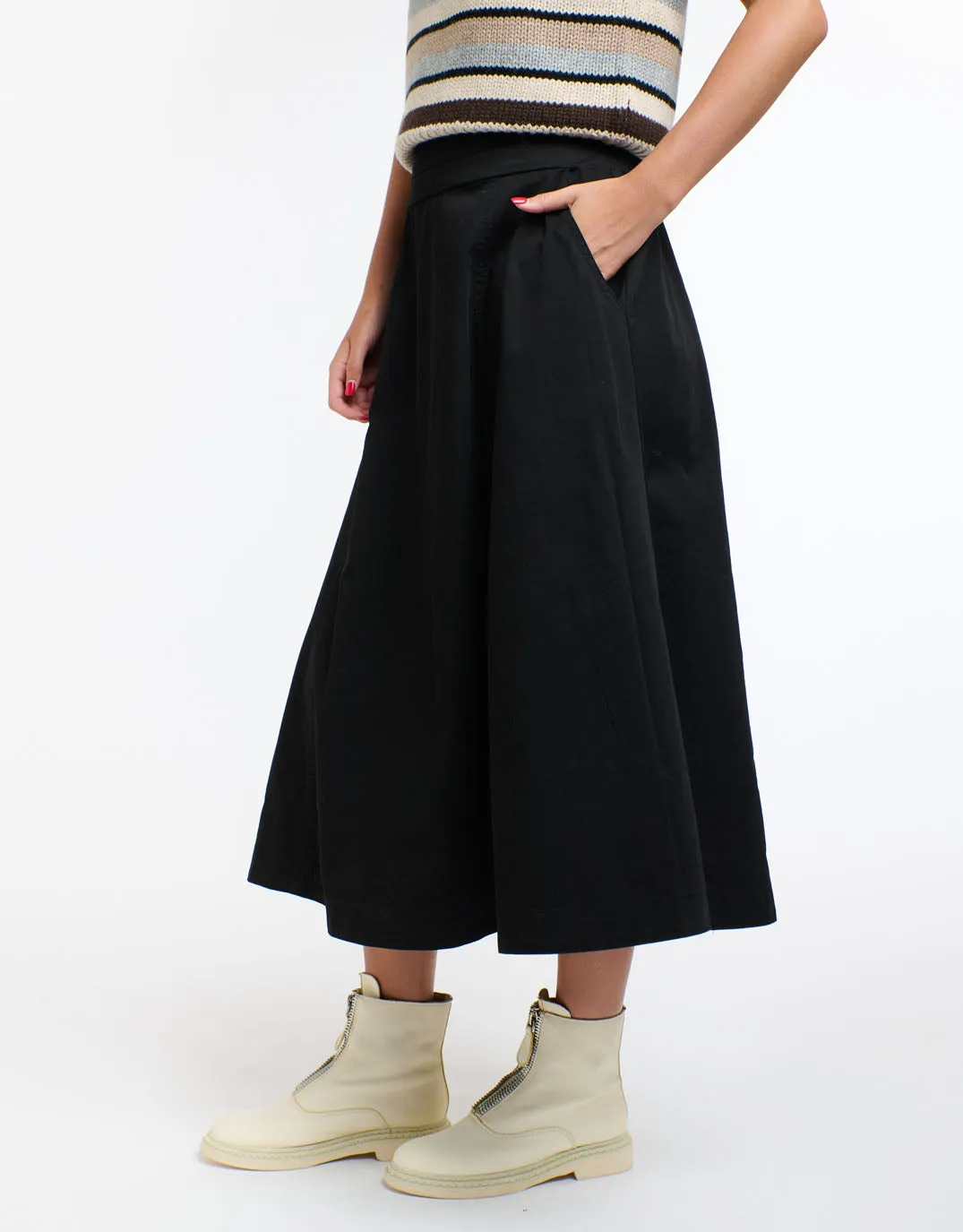 Drill Dakota Skirt - Black