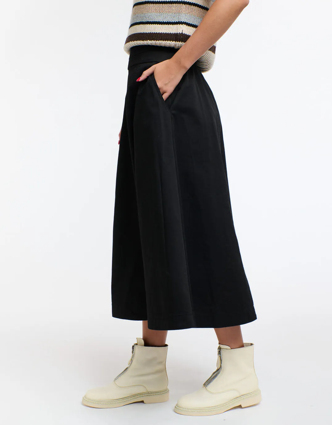 Drill Dakota Skirt - Black
