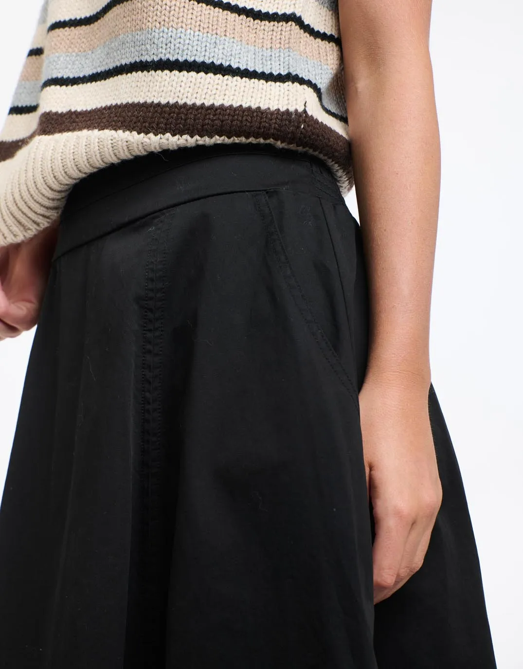 Drill Dakota Skirt - Black