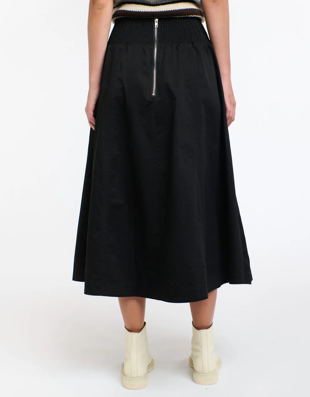 Drill Dakota Skirt - Black