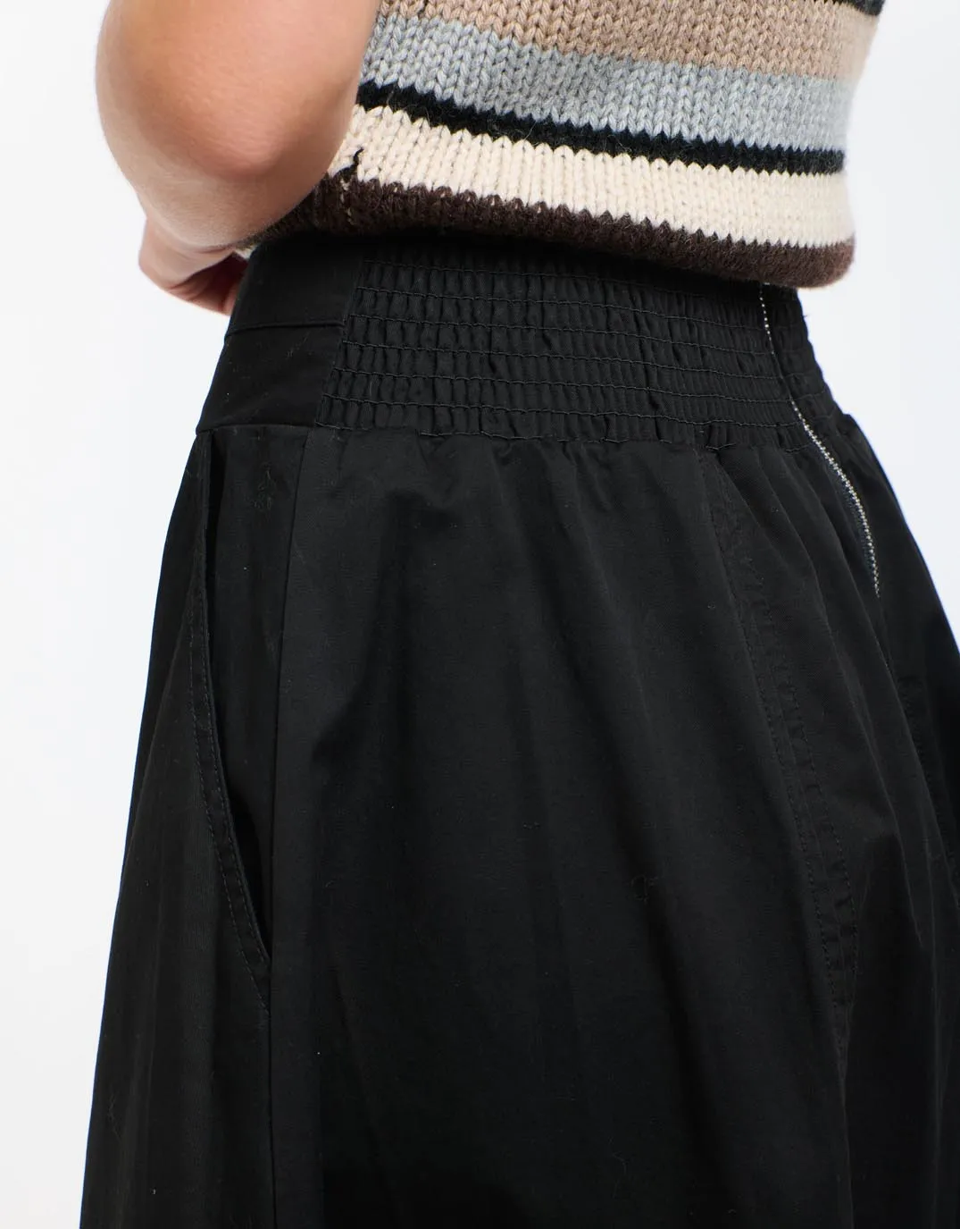 Drill Dakota Skirt - Black