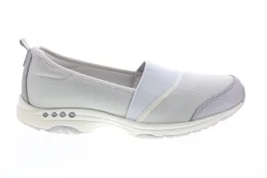 Easy Spirit Twist2 SeTwist2 Womens Gray Wide Synthetic Loafer Flats Shoes