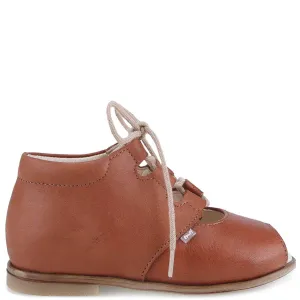 Emel Luggage Lace-Up Peep Toe Sandal