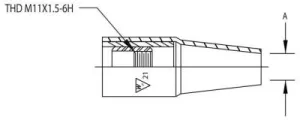 Esab Welding Weldskill Nozzles, 5/8", For Part Nos. 54P, 54A, 54A-16, 34A, 1240-1556