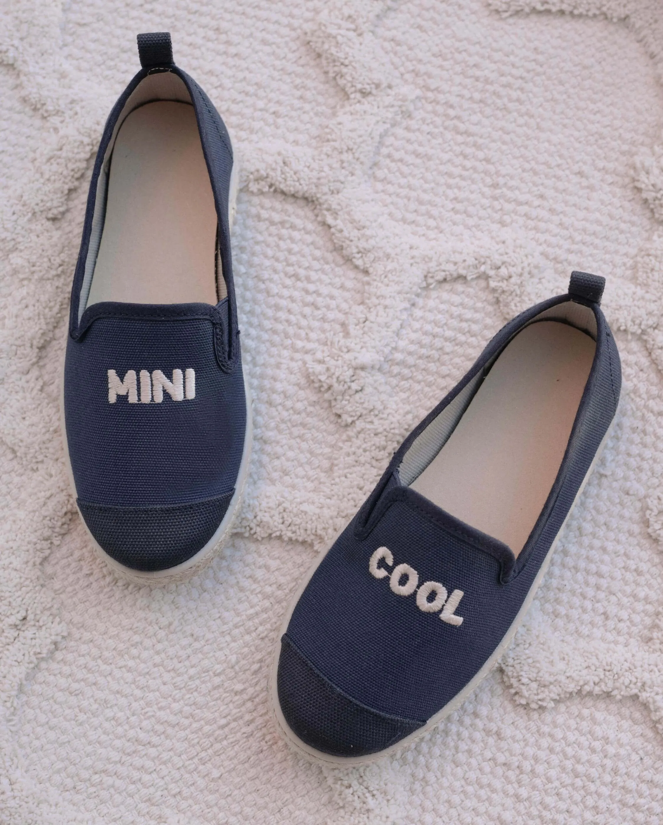 Espadrille enfant mini cool, collab' x émoi émoi