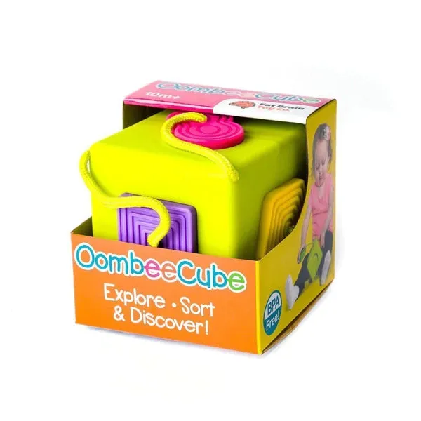Fat Brain OombeeCube - Grab, Explore, Sort, and Discover!