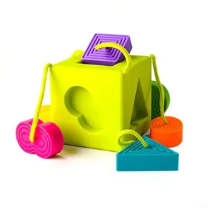 Fat Brain OombeeCube - Grab, Explore, Sort, and Discover!