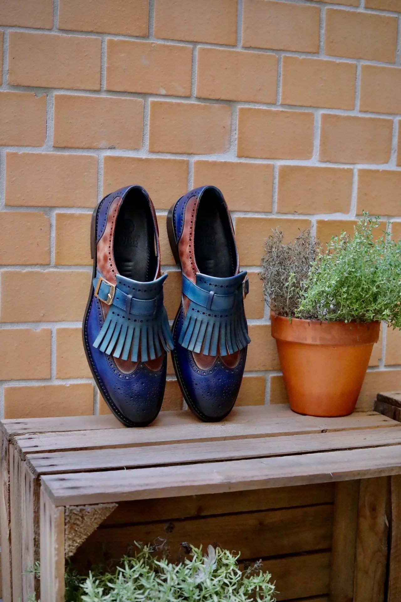 Firenze Slipper mit Fransen