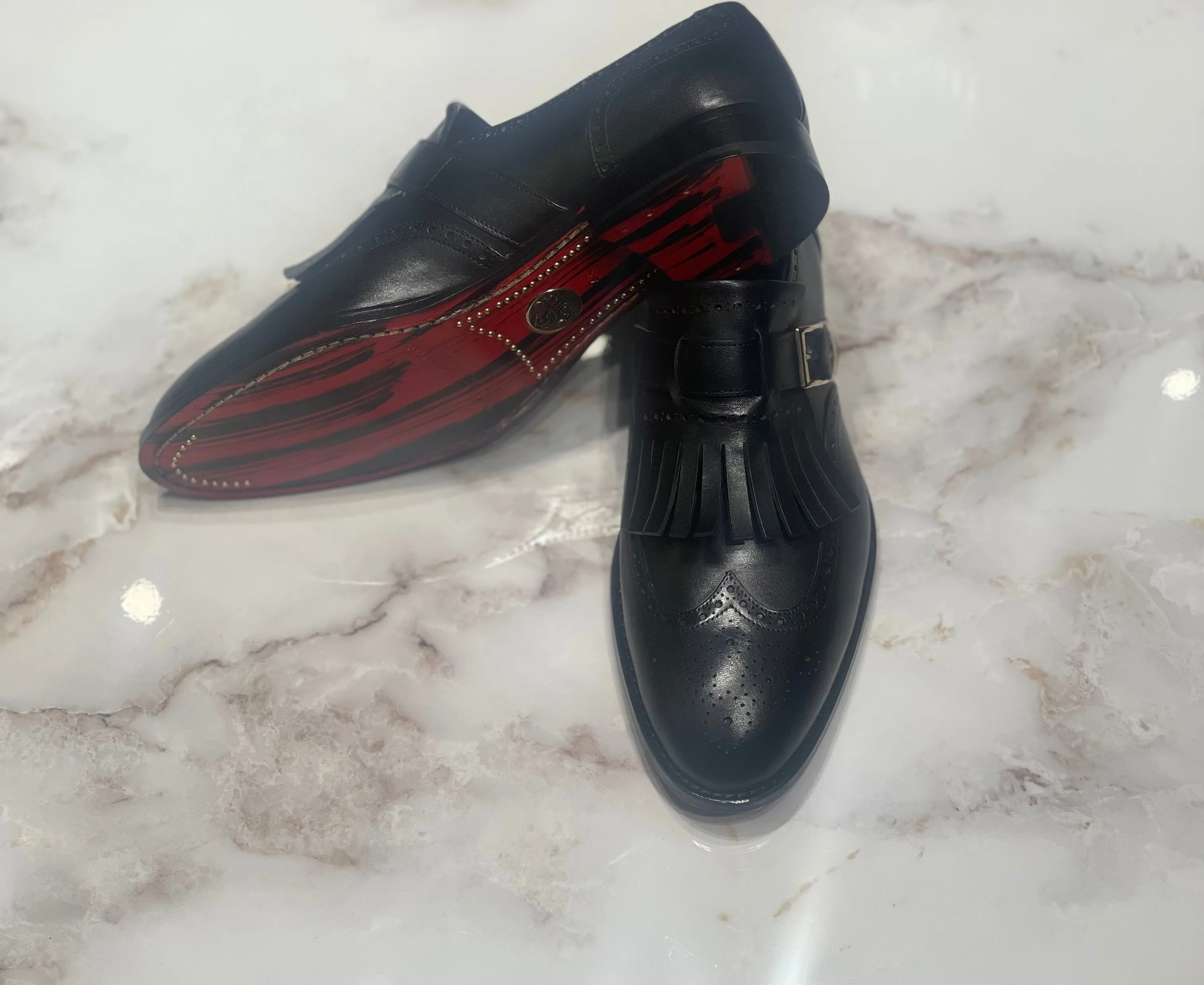 Firenze Slipper mit Fransen