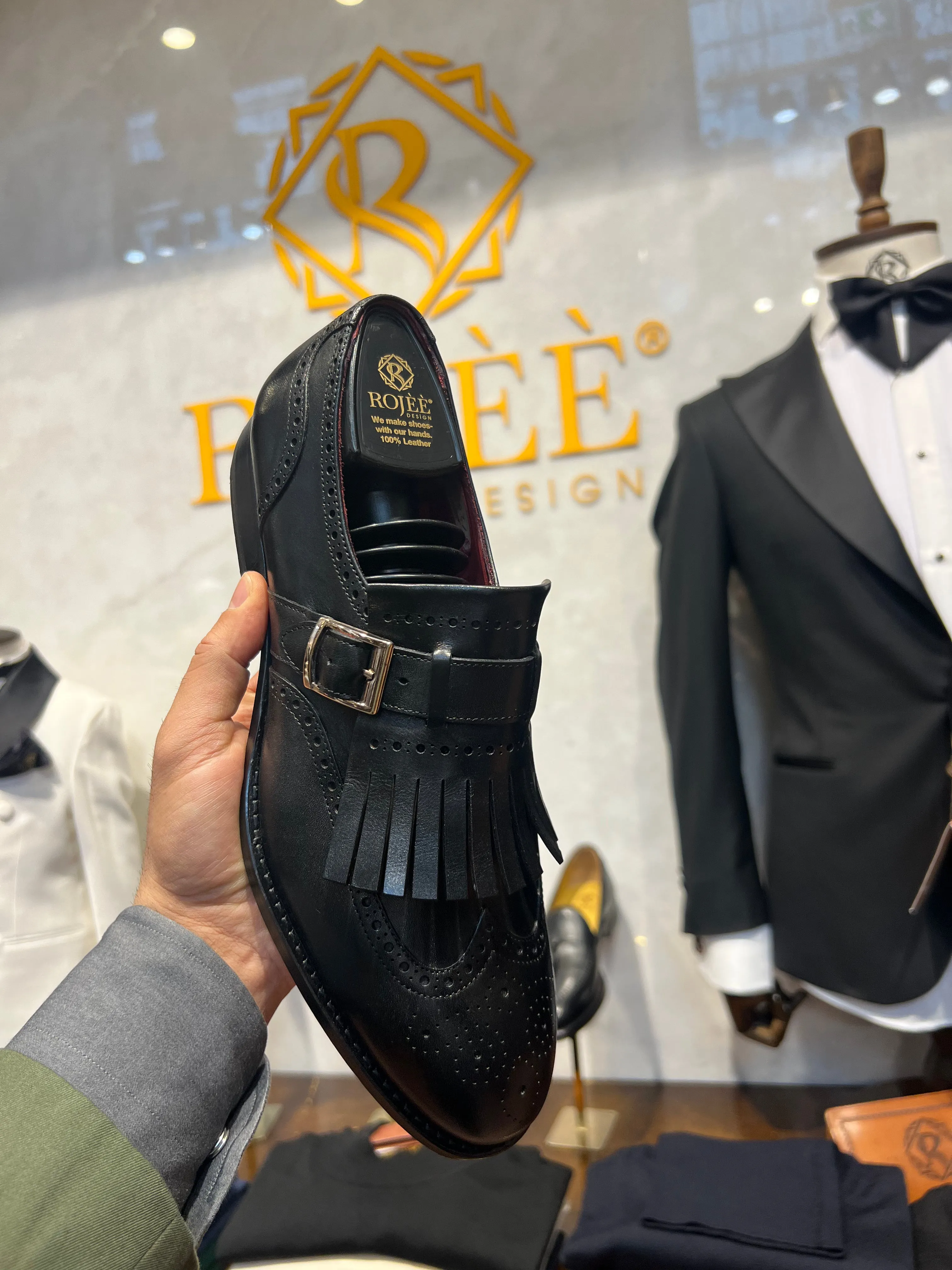 Firenze Slipper mit Fransen