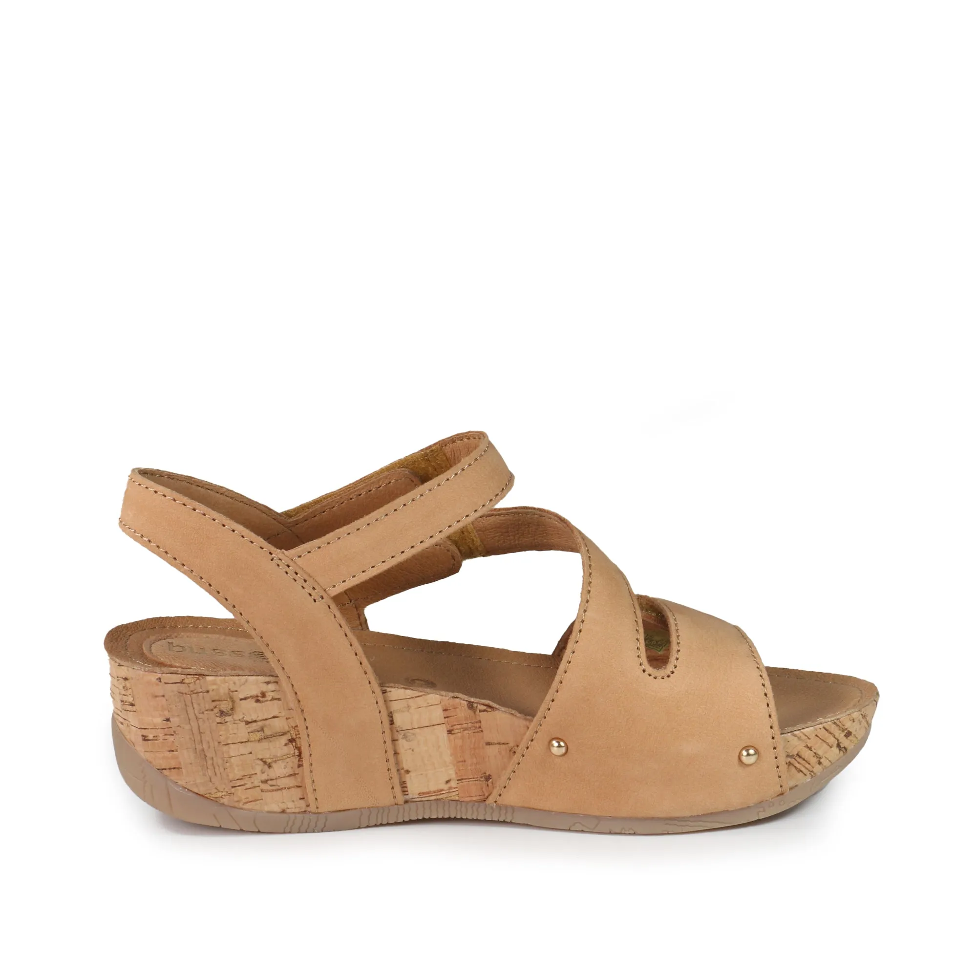 Formentera 2.0 Adjustable Straps Wedge Sandals (Tea)