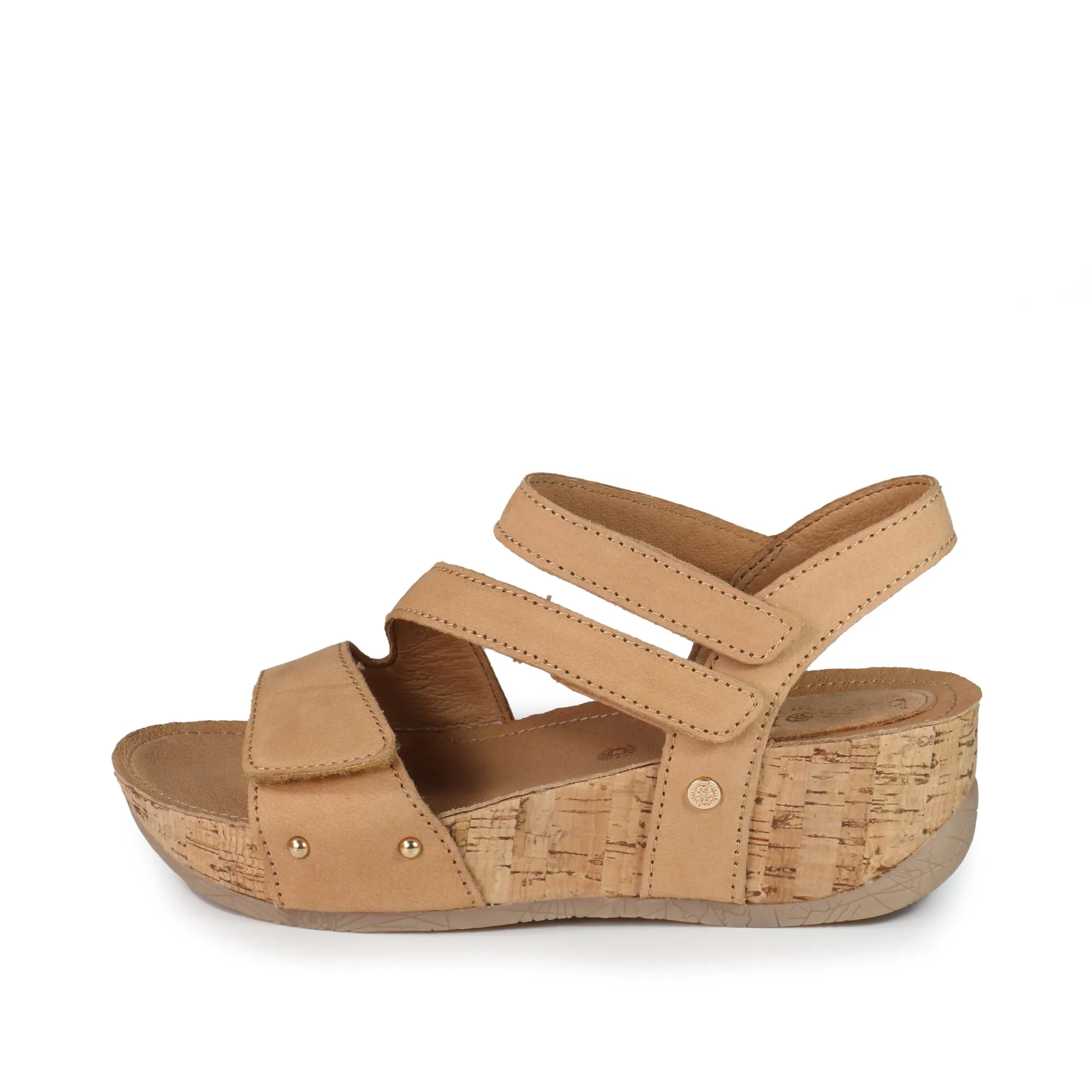 Formentera 2.0 Adjustable Straps Wedge Sandals (Tea)