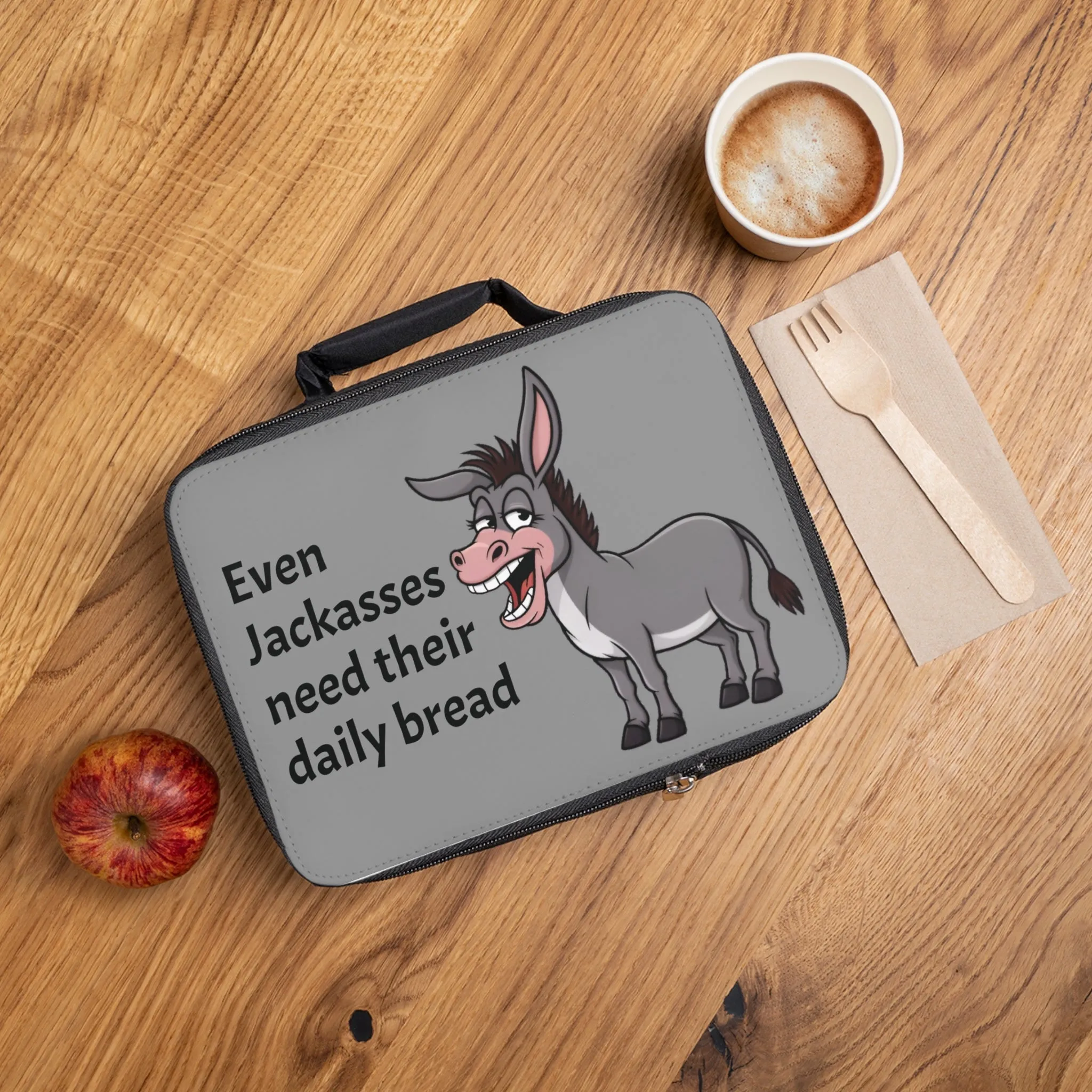 Funny Donkey Insulated Lunch Bag