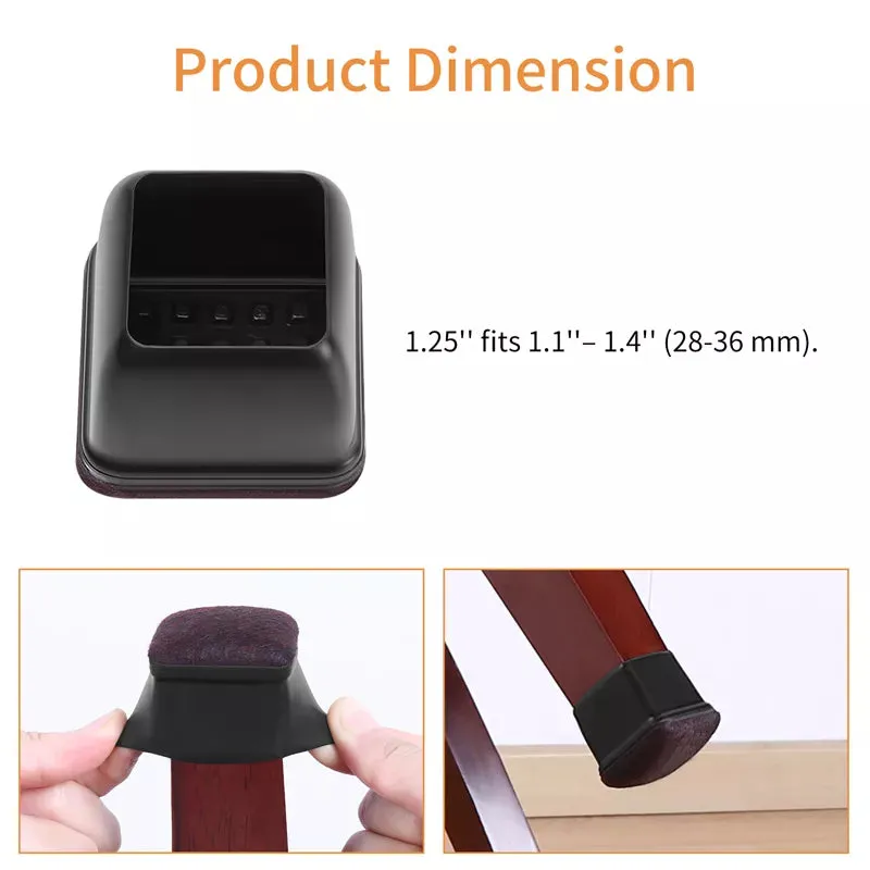 Furniture Leg Silicone Floor Protectors Pad Cups