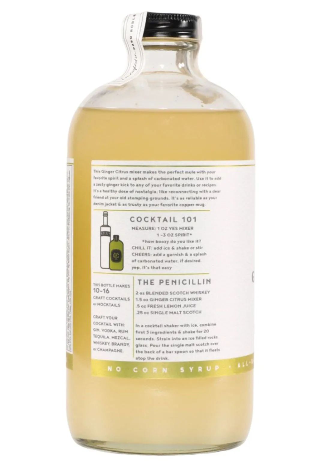 Ginger Citrus Cocktail Mixer