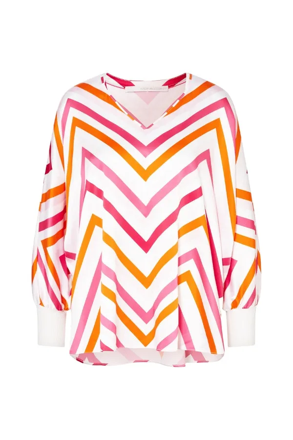 HERZEN'S ANGELEGENHEIT Cerise Blouse - Multi