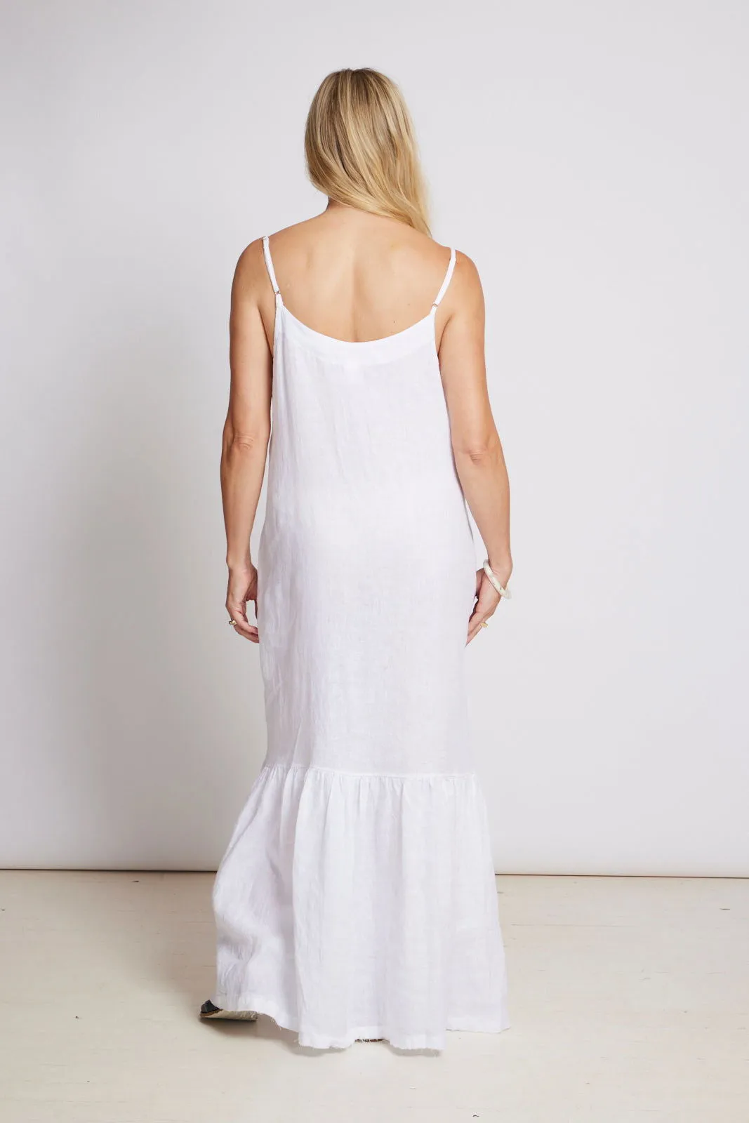 Jolie Linen Maxi Dress