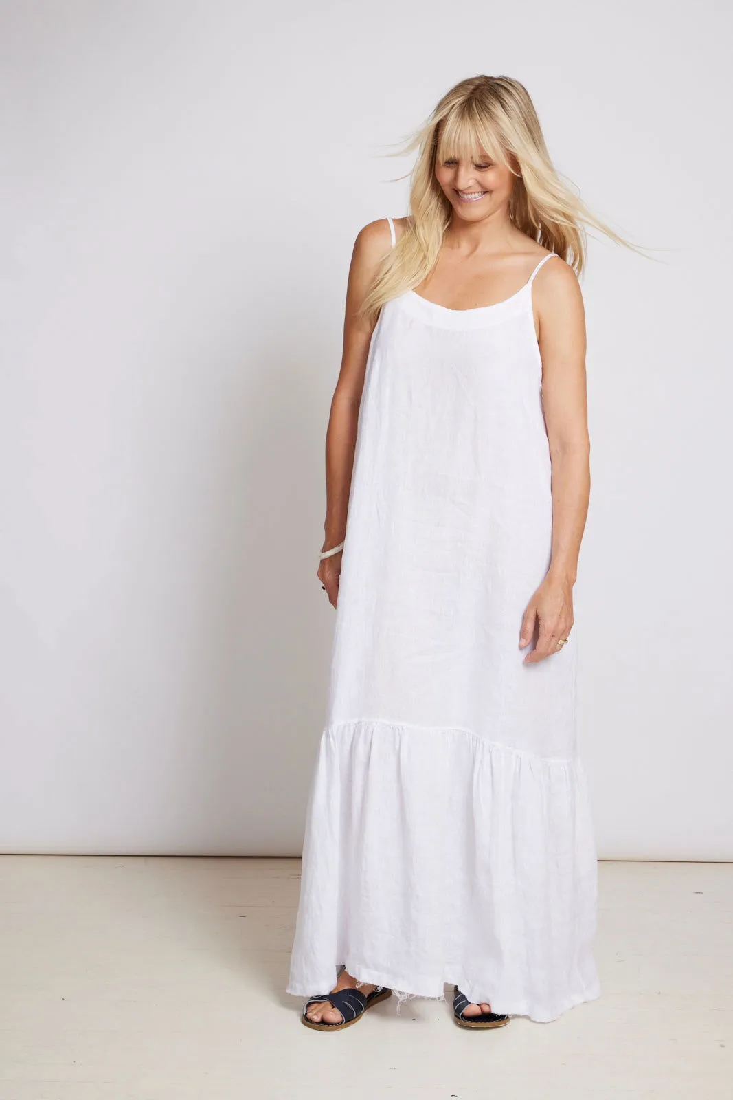 Jolie Linen Maxi Dress
