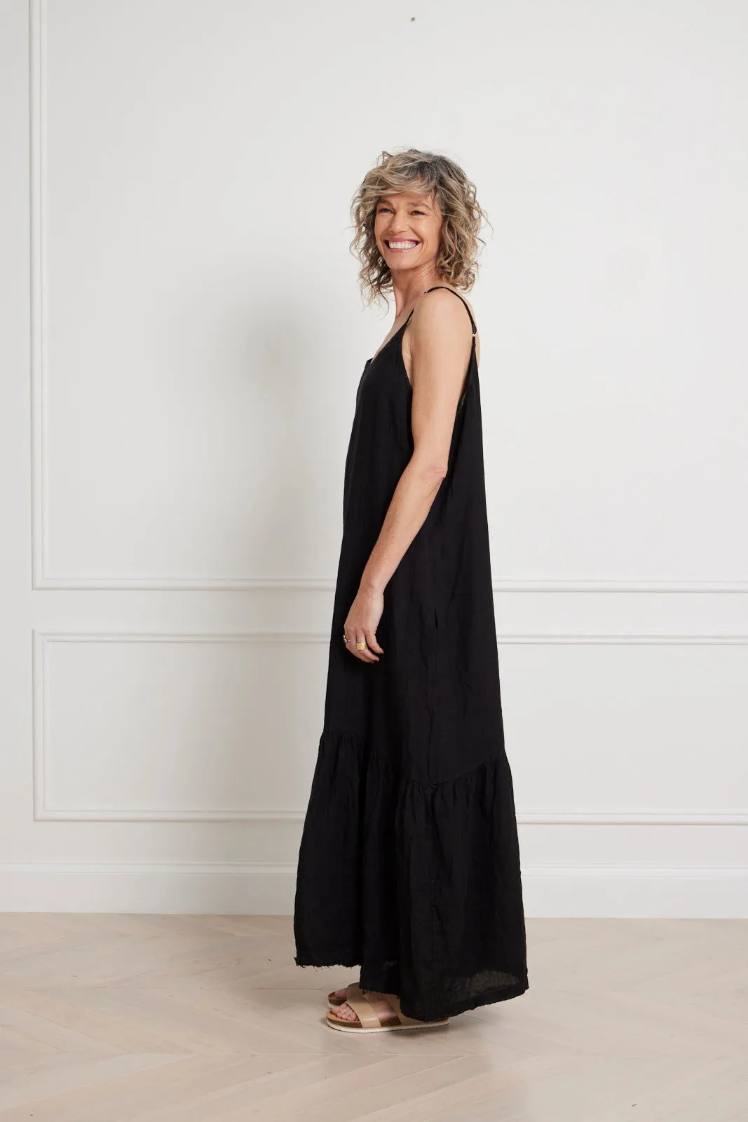 Jolie Linen Maxi Dress