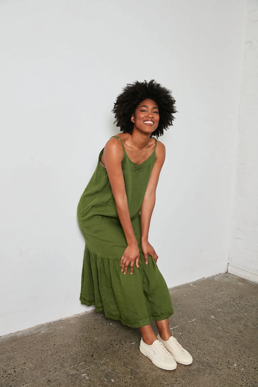 Jolie Linen Maxi Dress