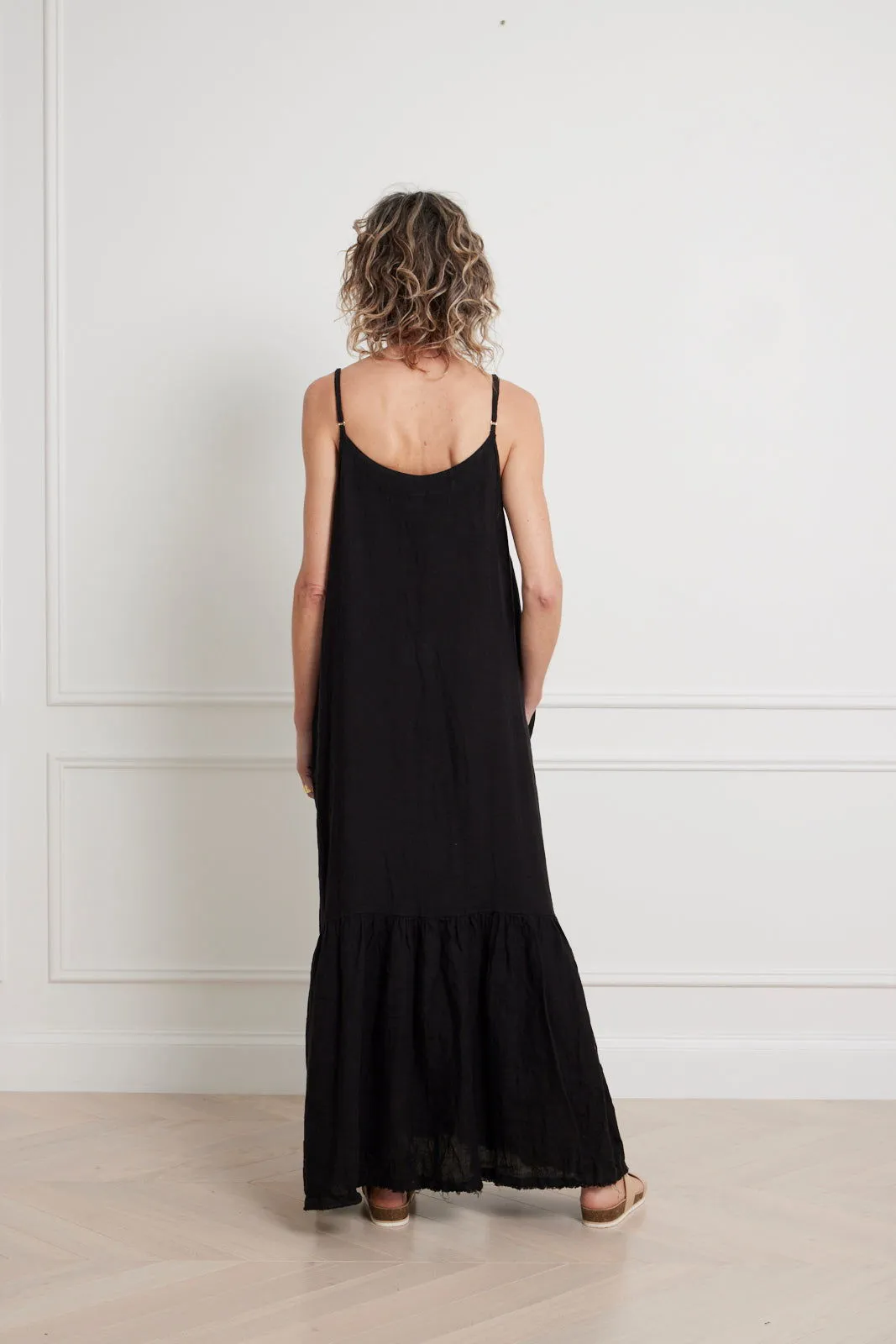 Jolie Linen Maxi Dress