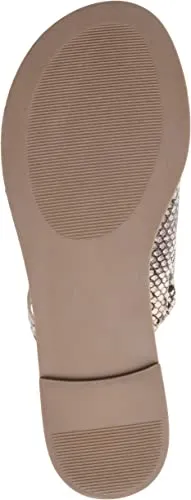 Journee Collection Womens Hasten Sandal Brown, 8 Womens US