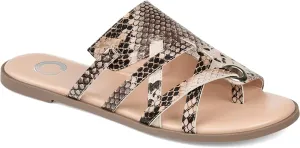 Journee Collection Womens Hasten Sandal Brown, 8 Womens US