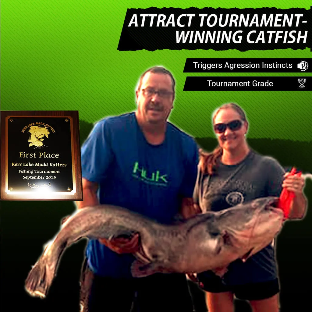 Knotless™ Inline Rattling Line Float for Catfishing Rigs (5 Inches) - Patent Pending