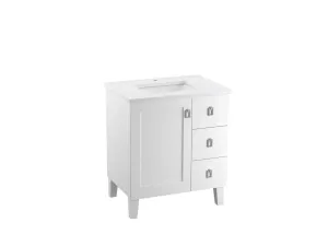 KOHLER K-99530-LGR Poplin 30" bathroom vanity cabinet