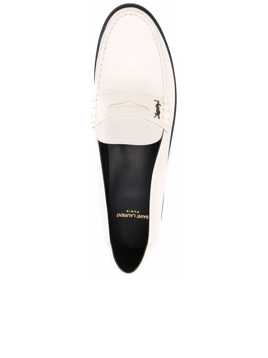 Le Loafer Penny Slippers in Smooth Leather