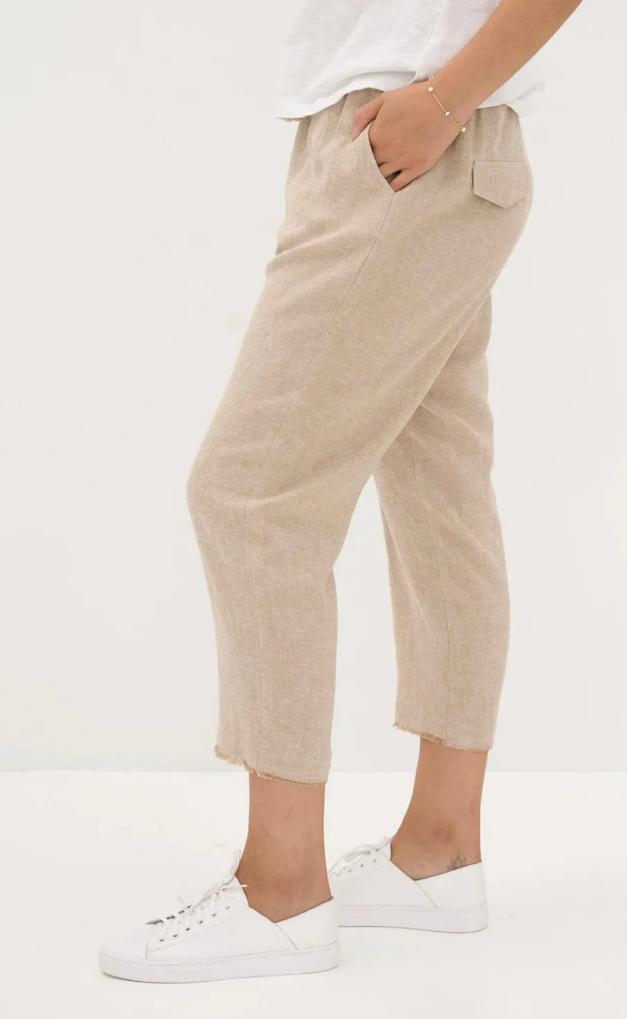 Lido 3/4 pant - natural