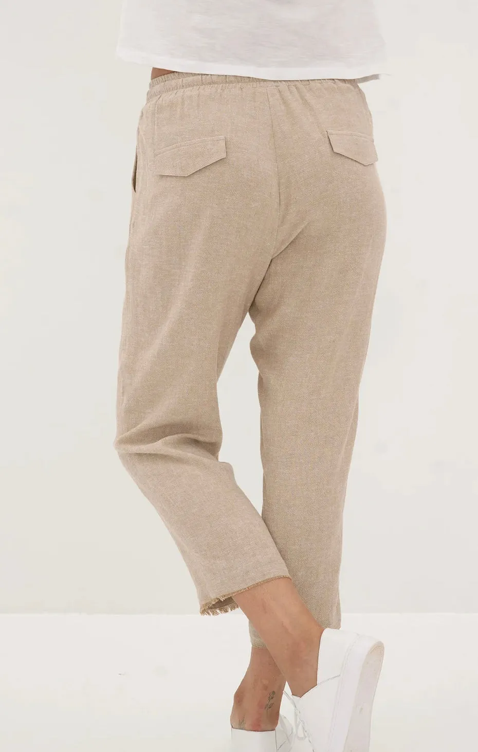 Lido 3/4 pant - natural