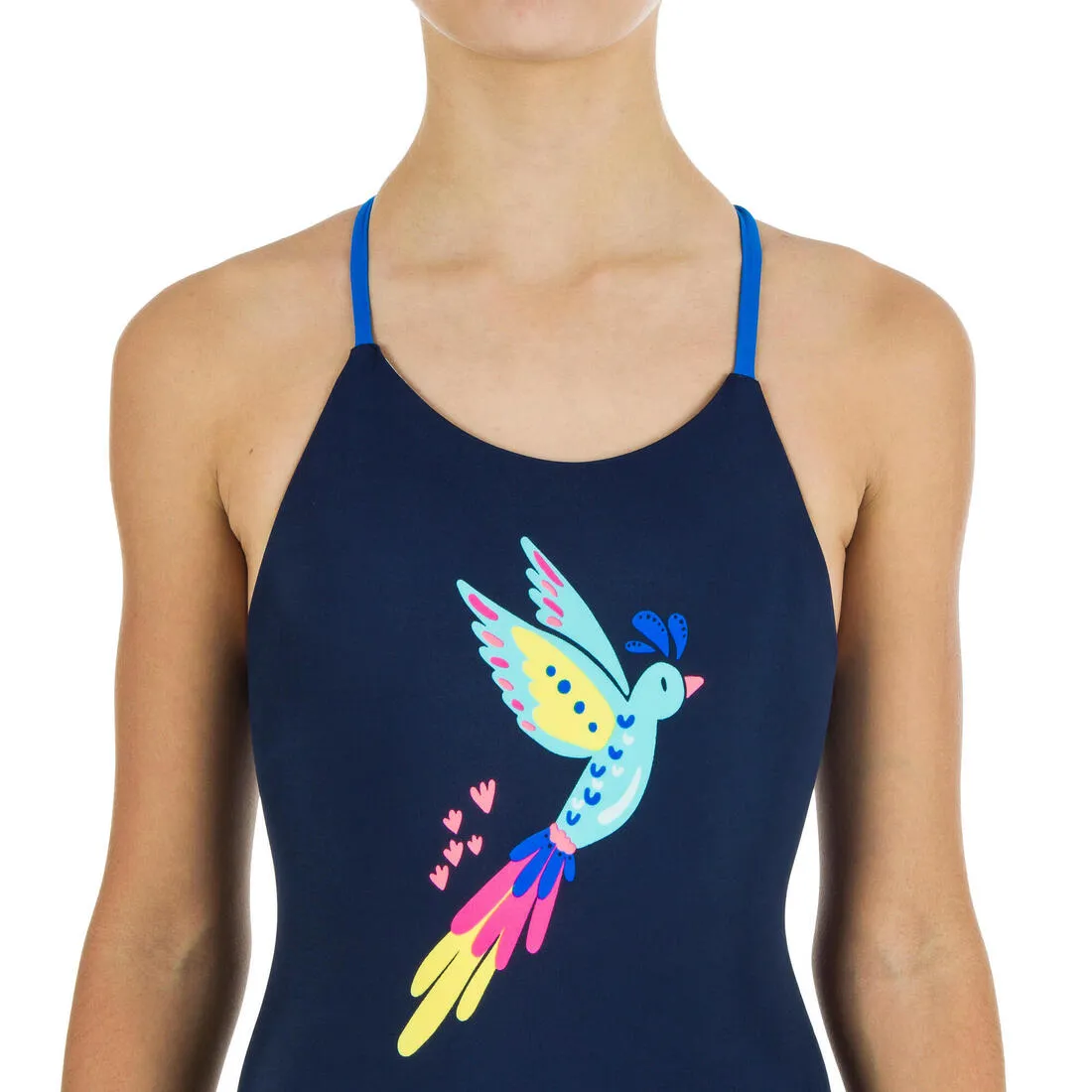 Lila 100 Girl's Swimsuit - Bird