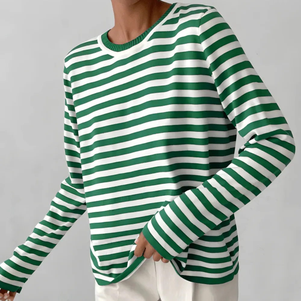 MARINE - Gestreiftes Langarmshirt – Klassiker mit französischem Flair