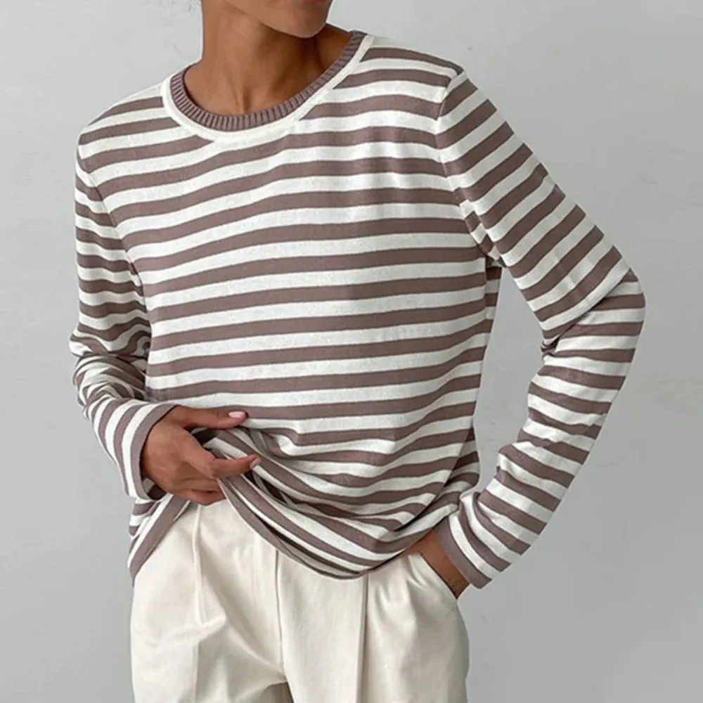 MARINE - Gestreiftes Langarmshirt – Klassiker mit französischem Flair