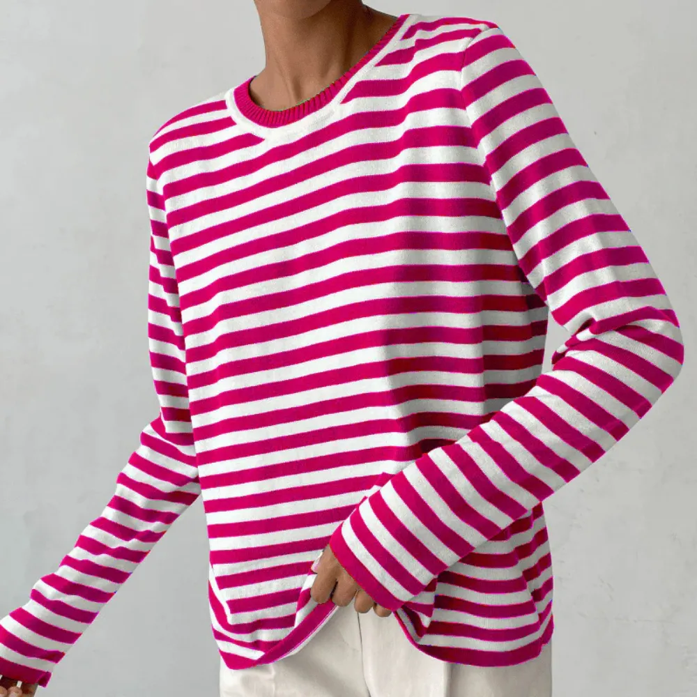 MARINE - Gestreiftes Langarmshirt – Klassiker mit französischem Flair