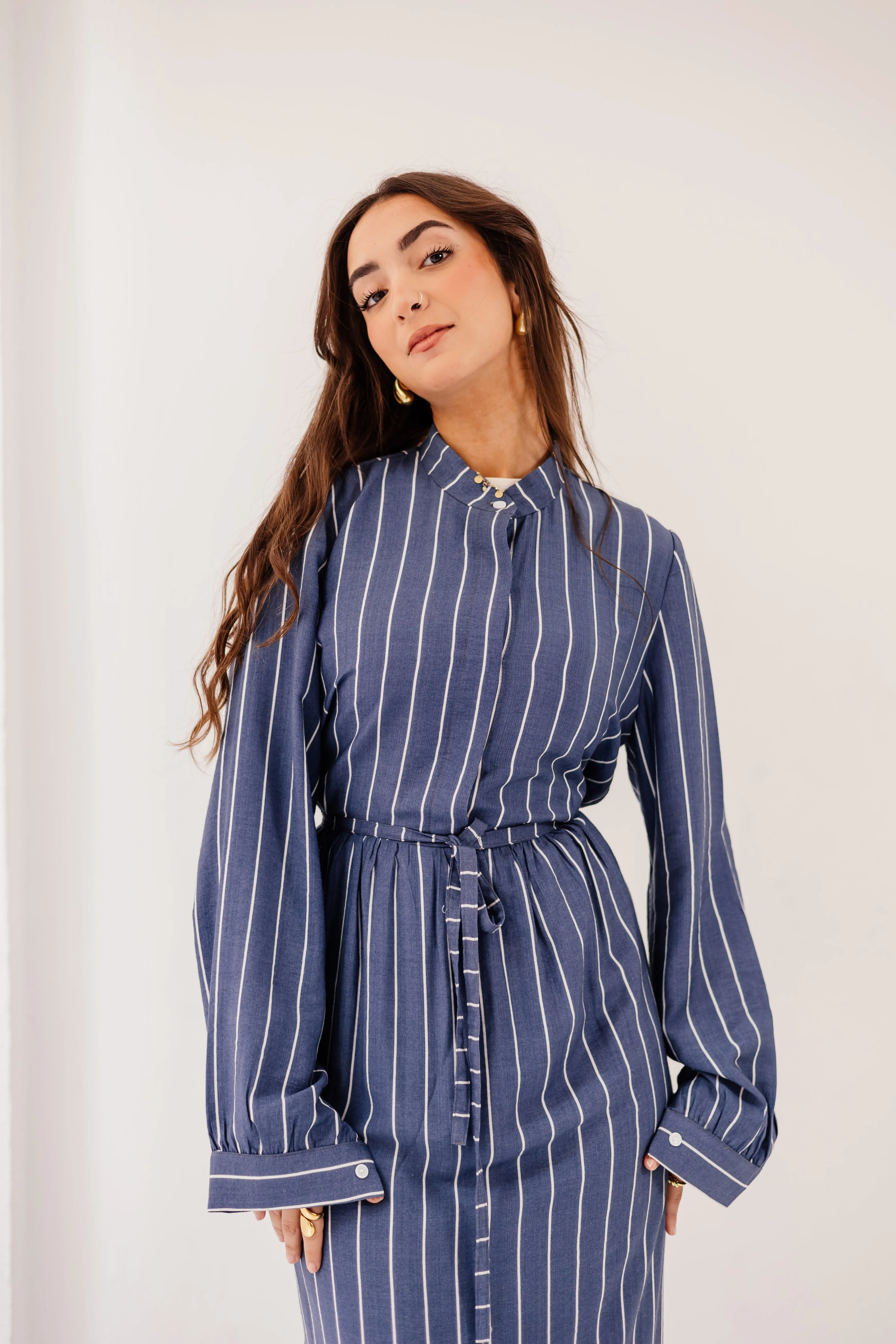Marine Stripe Dress