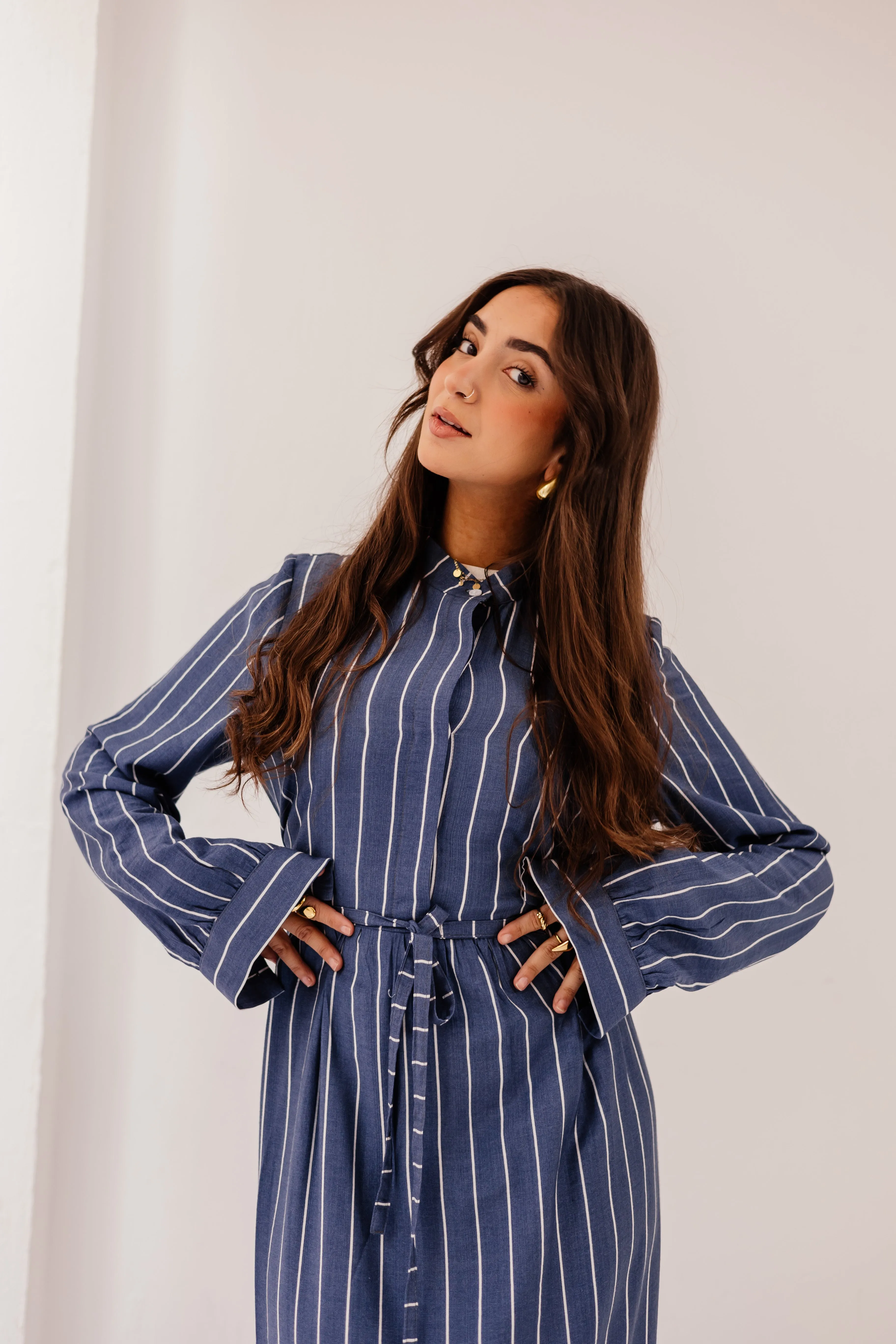 Marine Stripe Dress