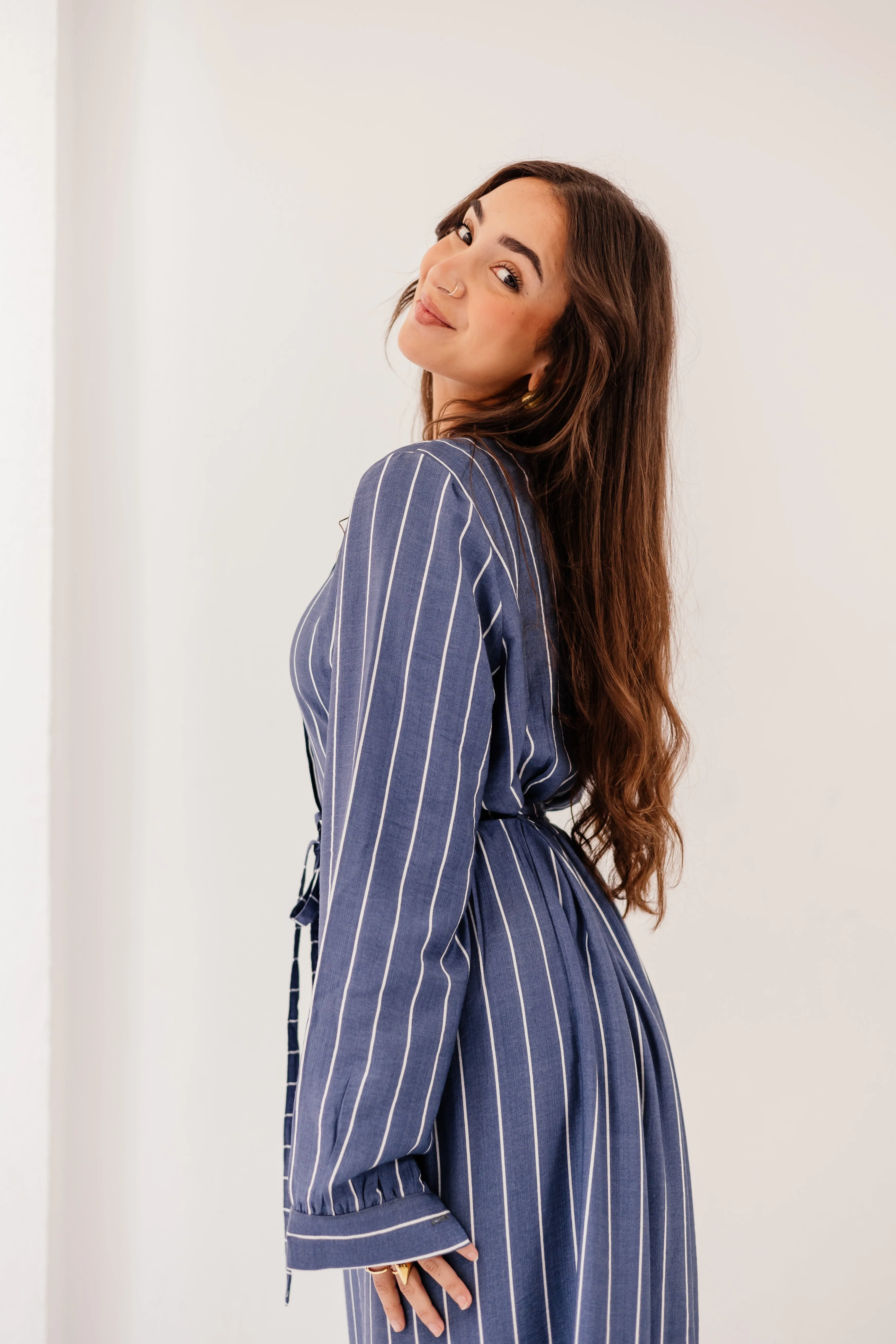 Marine Stripe Dress