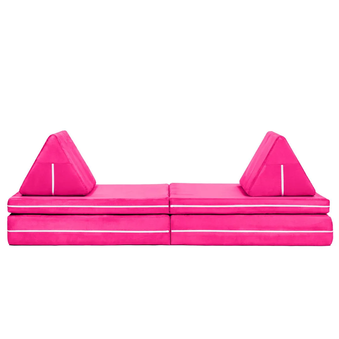 Marrero  Zipline Playscape - Imaginative Furniture Playset for Creative Kids Isabelle & Max™ Color: Fuchsia