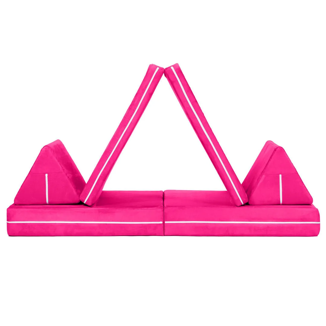 Marrero  Zipline Playscape - Imaginative Furniture Playset for Creative Kids Isabelle & Max™ Color: Fuchsia
